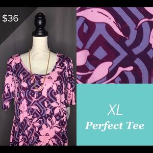 LuLaRoe XL Perfect Tee Tunic